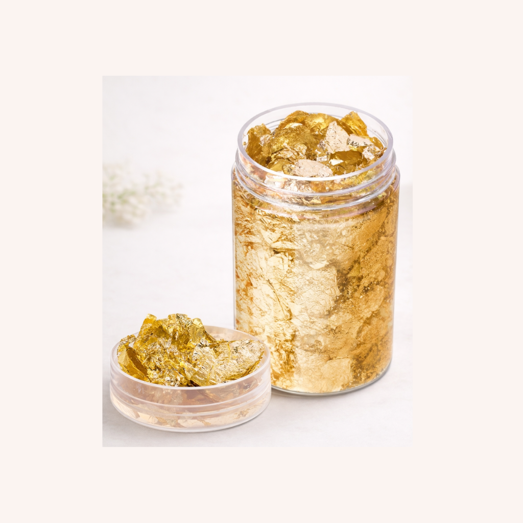 Gold Foil Flakes for Candle Decoration