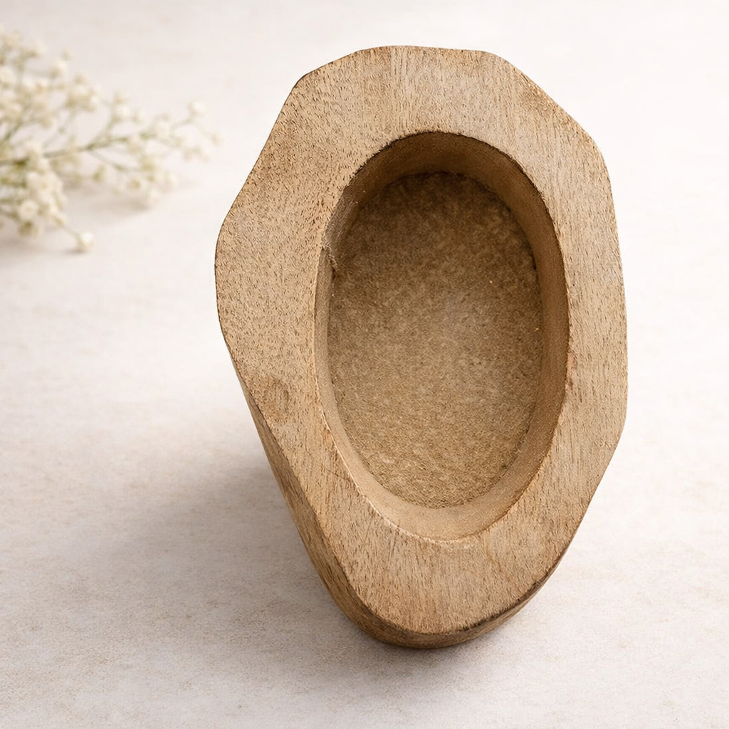 Natural wooden Bowl for candle making